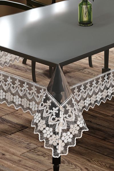 starlet home collection Fata de masa din silicon transparent Clover French Dance
