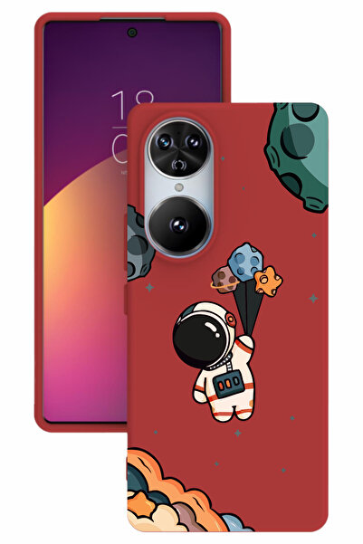 Reeder S19 Max Pro S Edge Baskılı ve Kamera Korumalı Kırmızı Renk Silikon Kılıf