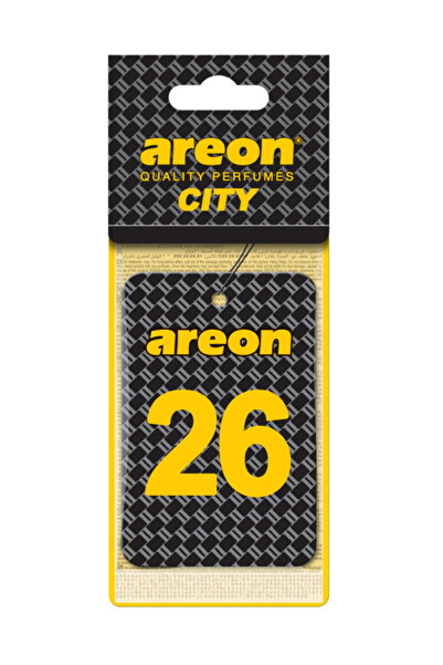Areon City Vanilla Black 26 Oto Araç Kokusu