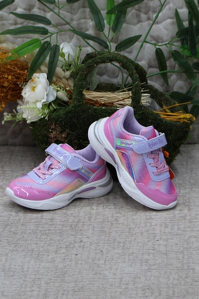 Kinetix Wanna Lilac - Pantofi anatomici argintii ușoare pentru fete