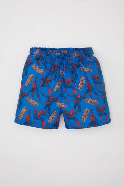 DeFacto Pantaloni scurți pentru bebeluși Marvel Comics Sea B9669A524SM