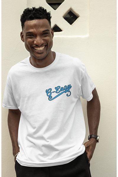 Fuddy Moda Tricou unisex oversize cu imprimeu Eazy-E pe spate