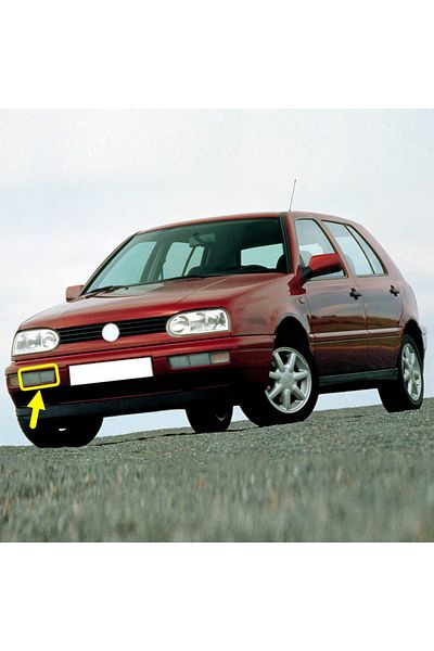 Bisra VW Golf 3 1991-1998 Front Bumper Right Reflector Double 1H0941778
