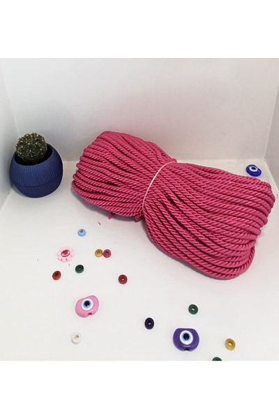 Deniz Party Store 8MM Fuchsia Lanyard ROPE 45 METERS 50 HARD