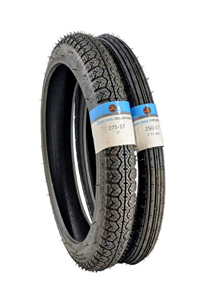 IRAN YASA TIRE&RUBBER 275-17 TT /250-17 TT 100 LÜK CUP ÖN ARKA TAKIM SET IRAN...