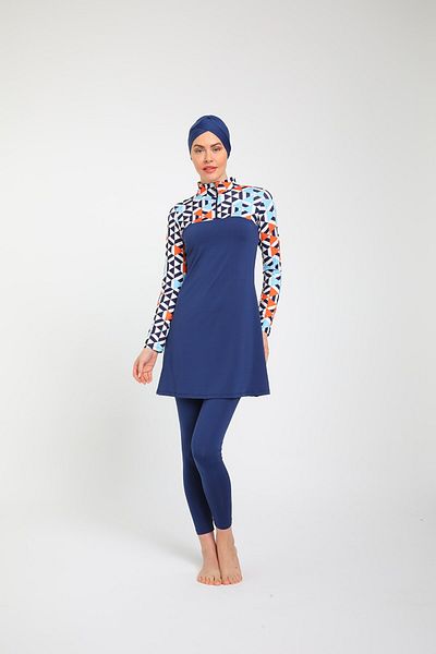 Chelly Γυναικείο μαγιό Lycra Full Closed Hijab S 3755