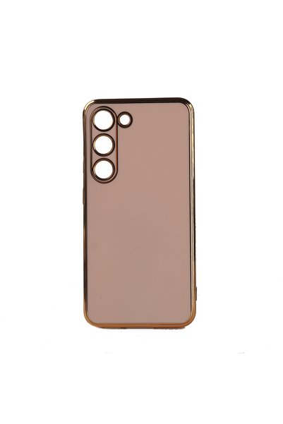Alan Tech حافظة سفلية متوافقة مع هاتف Galaxy S23 Plus - ذهبي وردي