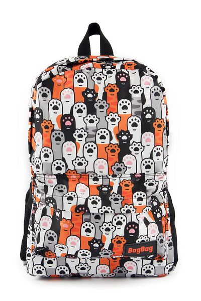 AlpCollection Rucsac unisex pentru utilizare zilnică și școală cu model labe