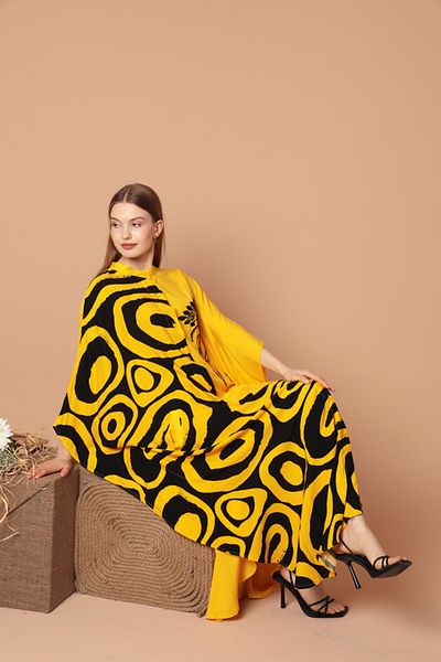 lovebox Γυναικείο φόρεμα New Season από ύφασμα βισκόζης με κεντημένο γιακά