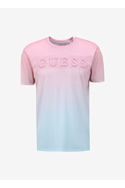 Guess Bisiklet Yaka Baskılı Turuncu Erkek T-Shirt M4GI66KCCD0F6AY_SS BSC EMBO...