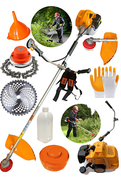ONON HIRDAVAT ONON PROFESYONEL YAN TİPİ BENZİNLİ MOTOR OT ÇALI ÇİM BİÇME TIRP...