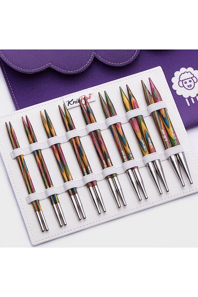 KnitPro Symfonie Deluxe Rosewood - Σετ μπράτσων με αντικαταστάσιμο μισαίνα