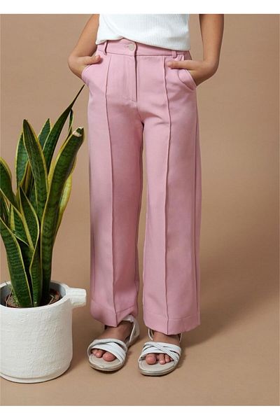 MAYORAL Pantaloni lungi din crepon pentru fete model Quartz 6521
