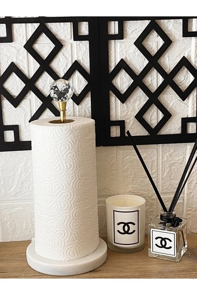 BOHONEST Decorative Marble Paper Towel Holder