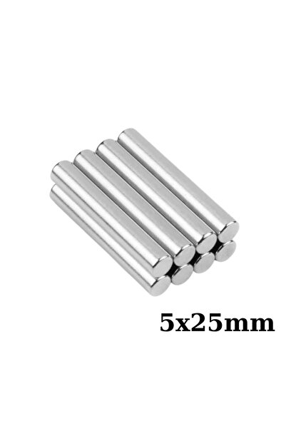 Motorobit 5x25mm Neodyum Güçlü Mıknatıs - Neodim Magnet