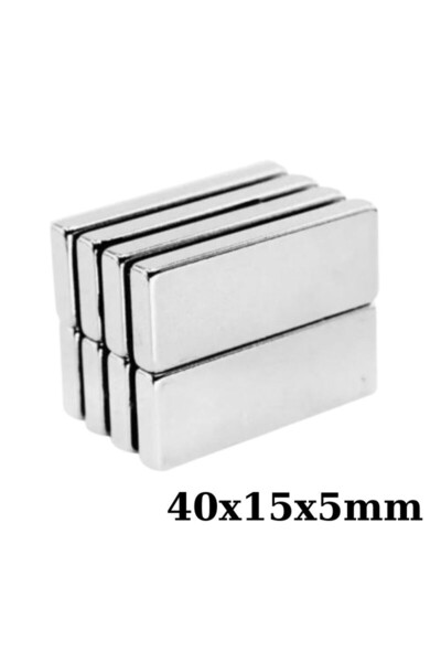 Motorobit 40x15x5mm Neodyum Güçlü Mıknatıs - Neodim Magnet
