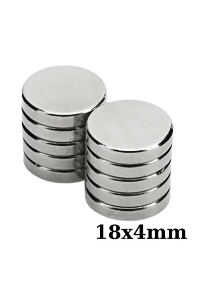 Motorobit 18x4mm Neodyum Güçlü Mıknatıs - Neodim Magnet