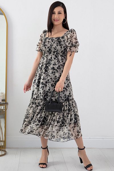 PULLIMM Rochie din șifon cu mânecă scurtă - Gipeli, GRS3404