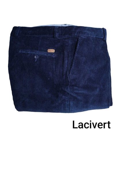 Ünal Giyim Velvet Large Size Cotton Trousers
