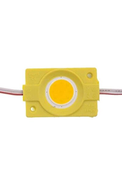 Motorobit Tekli Su Gerçimez Cob Led Modülü - Sarı 12V 2.4W