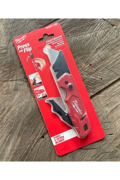 Milwaukee MİLWAUKEE PRO METAL DÖKÜM KATLANIR MAKET BIÇAĞI FASTBACK COMPACT 17CM