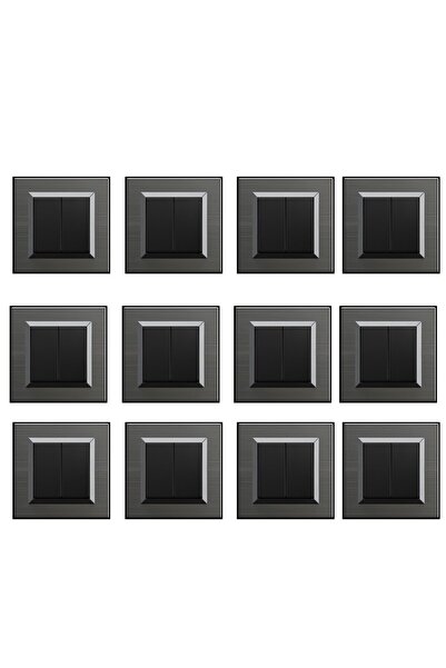 OVİVO عبوة مكونة من 12 قطعة مغناطيسية باللون الرمادي من Ovivo Quantum (يتضمن ...