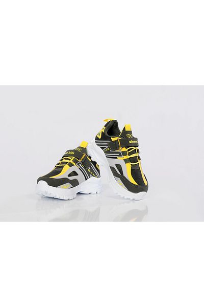 Almera Talpă confortabilă pentru băieți, colorată, cu velcro, ușor de purtat, pantofi de mers și sport zilnic