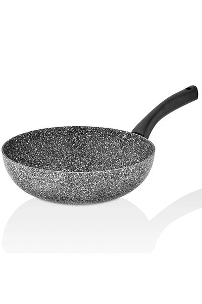 Taç Ultra 5 Piece Functional Granite Pan Set Gray (Pan -Sahan-Wok-Krep Set)