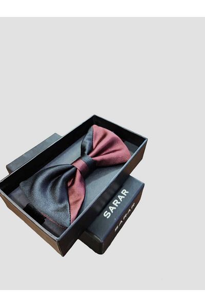 Sarar Black and Burgundy Piece Papillon