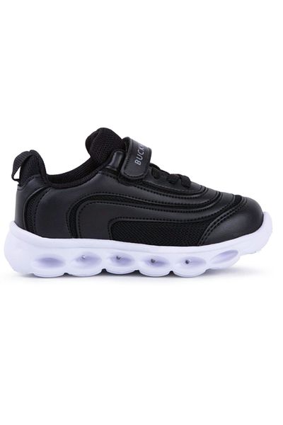 BUCKHEAD Lexi 4309 Black Lighted Children's Sports Shoes