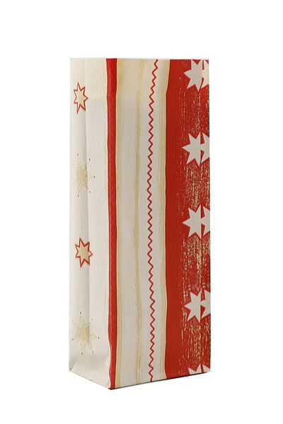reprodesign Коледна хартиена торбичка 8x20x5 см, 10 броя, модел: 8