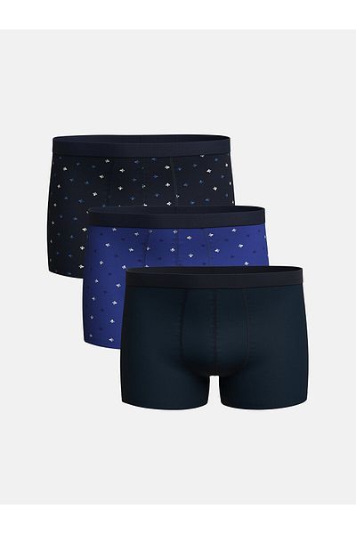 LC Waikiki Set boxer pentru bărbați din bumbac flexibil din 3 piese - matriță standard