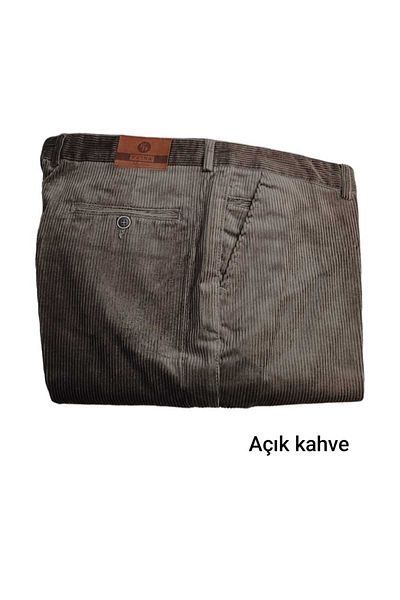 Ünal Giyim Velvet Large Size Cotton Trousers