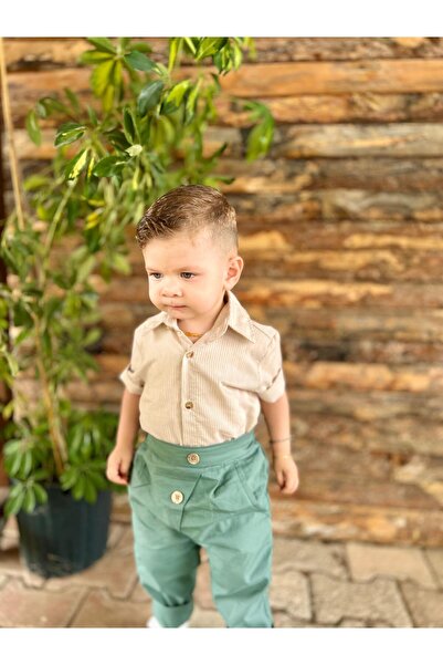 favorimkids Organic Keten Gömlek ( Tek Gömlektir )