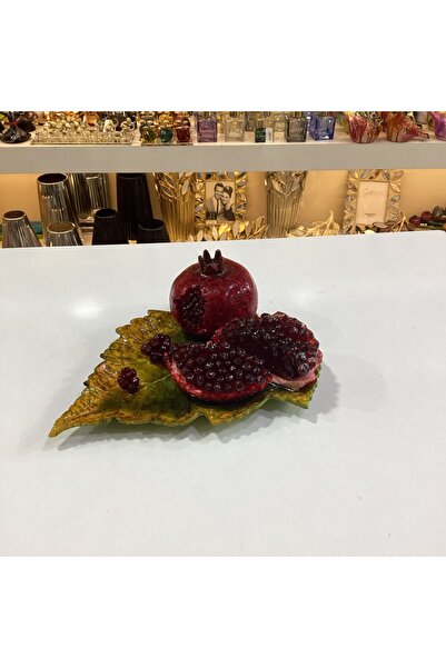 Gold home design Dekoratif Çınar Yaprak Nar Figürlü