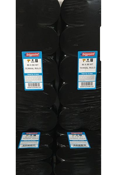 Bigpoint Mitsubishi Thermal Roll - 80x80, 10 Pcs, 80 Meters, 48 Gr