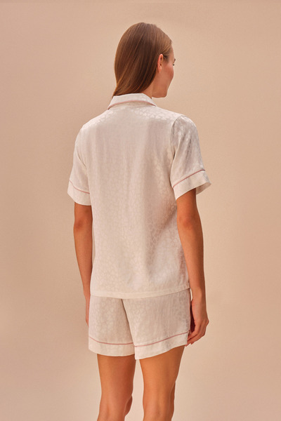 SUWEN Σετ Ανδρικό Σορτς Ivory