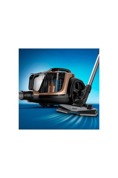 Philips Series 900 W TURBO FIRÇALI Marathon Daily XB7151  900 W Toz Torbasız Süpürge 75 DB