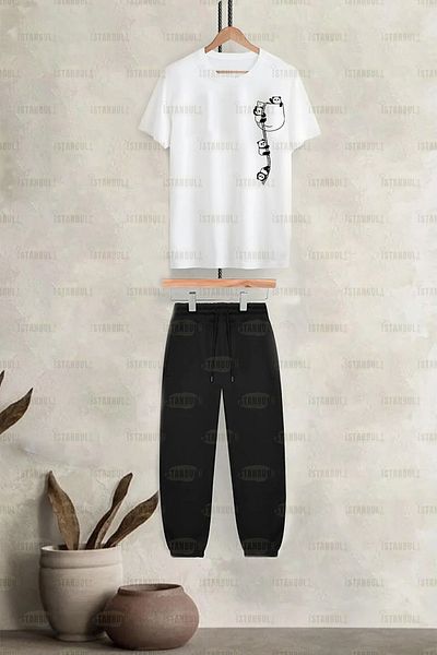 aynewmoda Îmbrățișări GRATUITE just kidding don't touch me Tricou imprimat Trening Set de jos