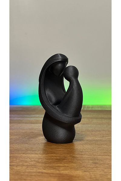 Shaddshop Protective Themed Decorative Mother and Child Figurine