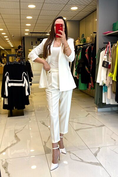 Vosse Ekol Ekru Bilek Boy Havuç Paça Pantolon