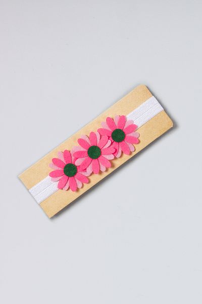 ADABEBEK Premium Baby Girl Floral Patterned Elastic Bandana