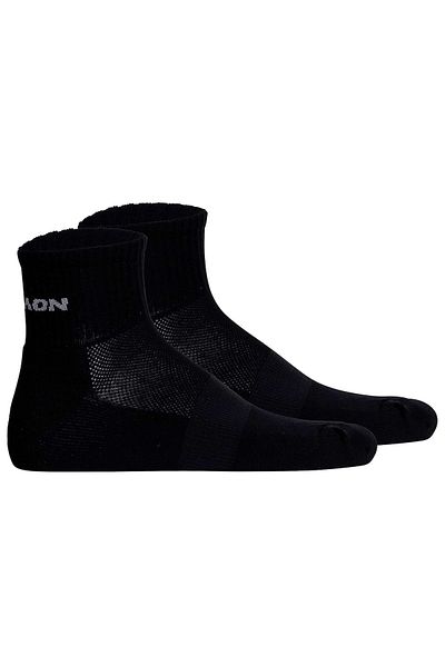 Salomon Unisex Quartersocken, 2er Pack - EVASION ANKLE, Wandersocken, Atmungsaktiv