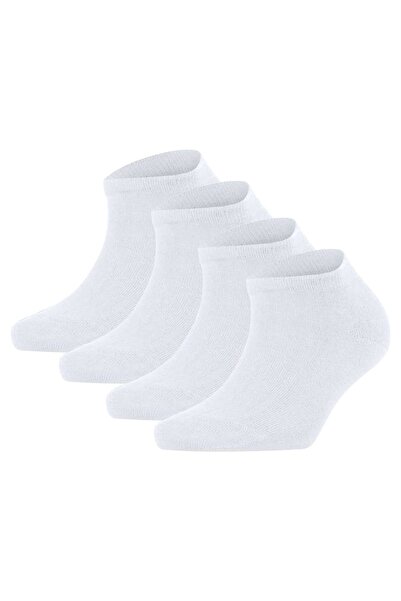 FALKE Damen Socken, 4er Pack – Happy, Sneakersocken, einfarbig