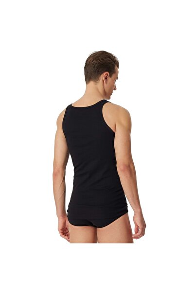 Schiesser Herren Unterhemd 2er Pack - Sport-Jacke, Original Feinripp