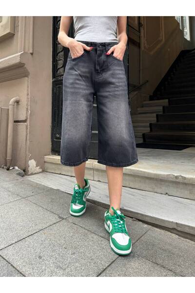 DENİKK Trend Baggy Denim - Roller Bermuda Capri Shorts