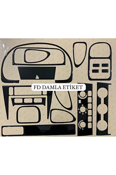 FD Damla Etiket طقم وحدة تحكم الصدر باللون الأسود من فولفو S40 - الطوربيد، زخ...