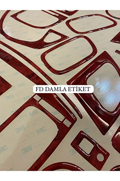 FD Damla Etiket Hyundai Accent Era - طقم توربيدو ووحدة تحكم وحواف بلون الماهوجني