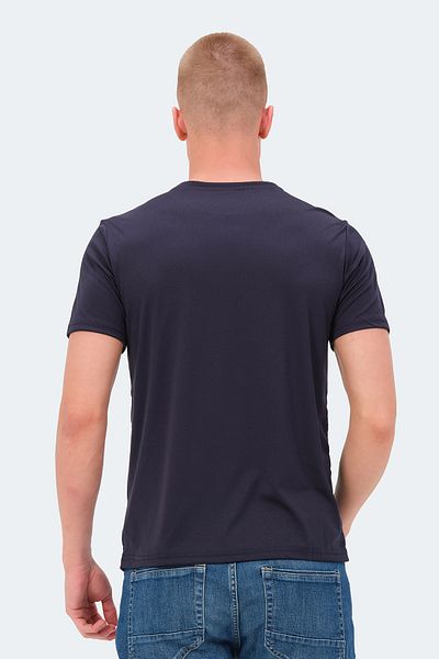 Slazenger Ανδρικό μπλουζάκι Navy Blue NEKANE