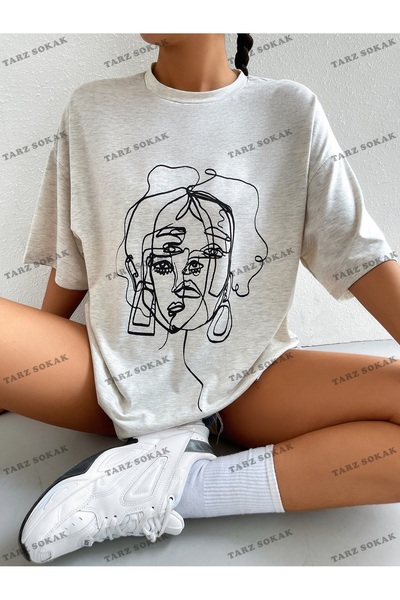 Adrift BAY Unisex grafička majica - spuštena ramena KOD-1310
